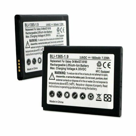 EMPIRE Samsung Galaxy S4 Mini GT-I9190 3.8V 1900 mAh Li-ion Battery - 7.22 watt EM100424